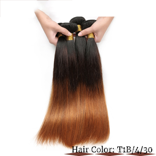 3 bundles of 30 inch malaysian straight hair 1b 4 27 30 33 ombre color hair 3 tone curly ombre extensions